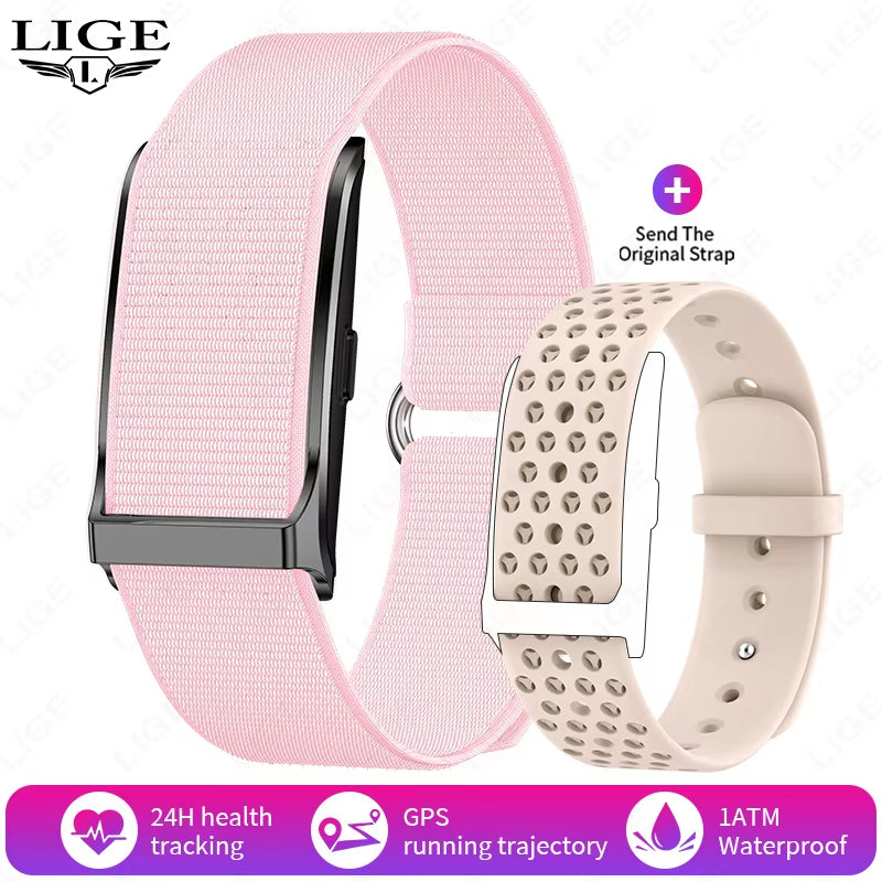 No Screen Smart Watch 20-Day Ultra-Long Use Time 24Hours Blood Oxygen Blood Pressure Monitor Sports Smart Bracelet Couples