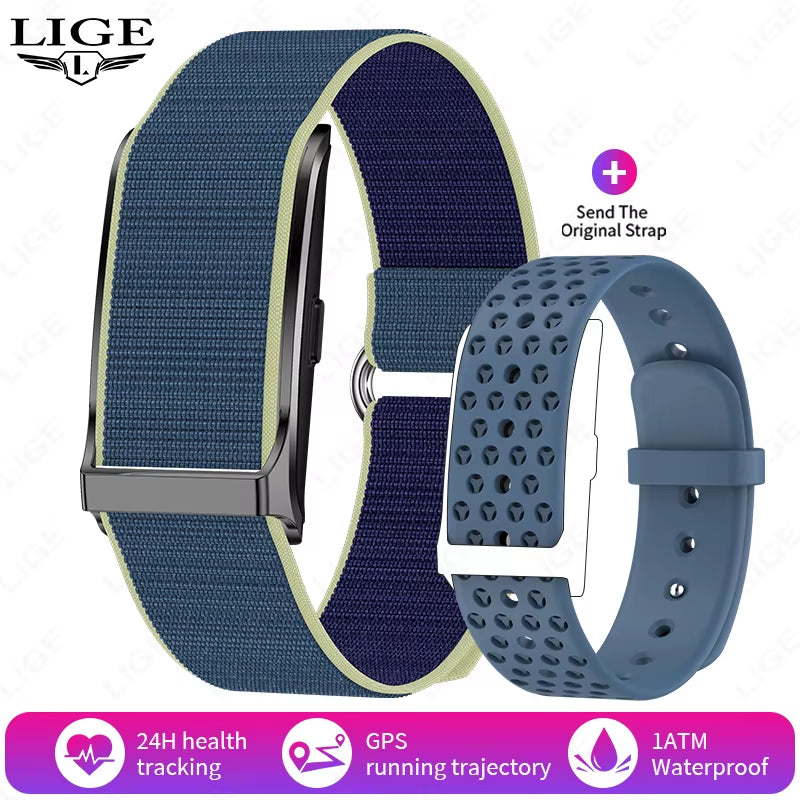 No Screen Smart Watch 20-Day Ultra-Long Use Time 24Hours Blood Oxygen Blood Pressure Monitor Sports Smart Bracelet Couples