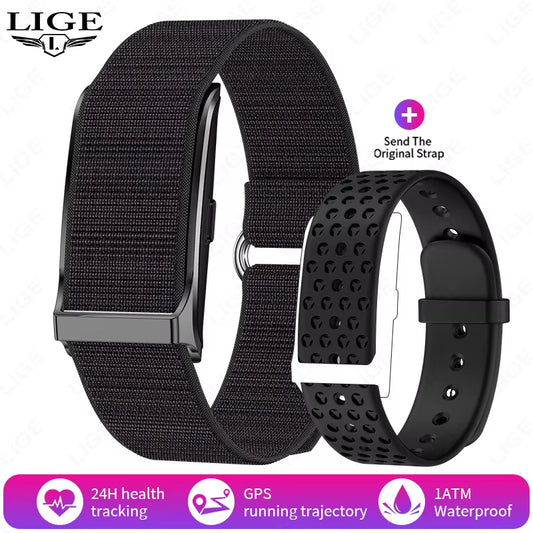 No Screen Smart Watch 20-Day Ultra-Long Use Time 24Hours Blood Oxygen Blood Pressure Monitor Sports Smart Bracelet Couples
