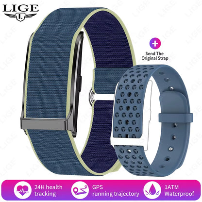 No Screen Smart Watch 20-Day Ultra-Long Use Time 24Hours Blood Oxygen Blood Pressure Monitor Sports Smart Bracelet Couples